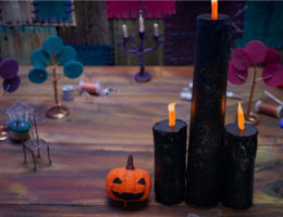 DIY de bougies pour Halloween