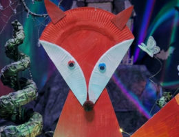 Tuto peinture Renard avec assiette en carton