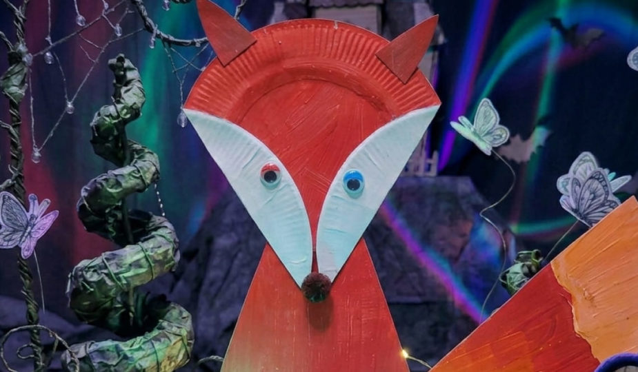 Tuto peinture Renard avec assiette en carton