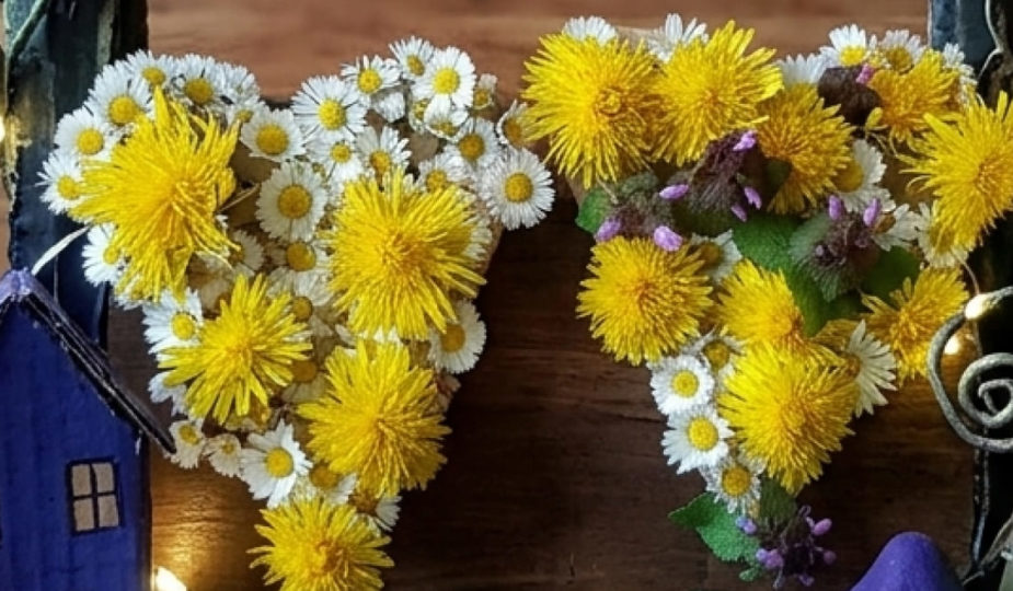 création composition florale enfant