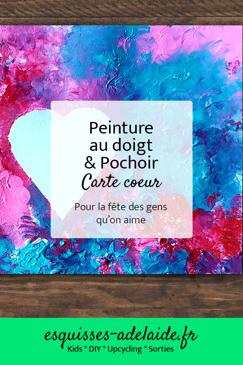 Poème Fête Des Gens Qu On Aime Peinture au doigt et pochoir : Création d'une carte pour la fête des