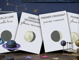 Imagier les phases de la lune à imprimer