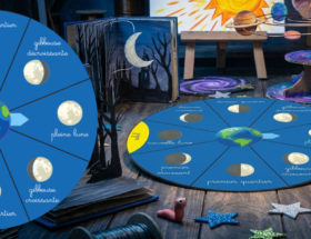 roue phases de la lune à imprimer