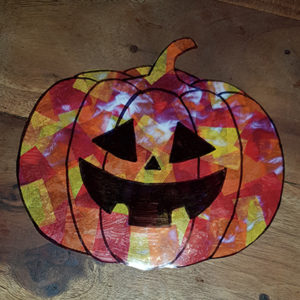 Attrape-Soleil Citrouille Halloween En Acrylique | Décoration Suspendue Colorée Pour Fenêtre, Balcon, Jardin
