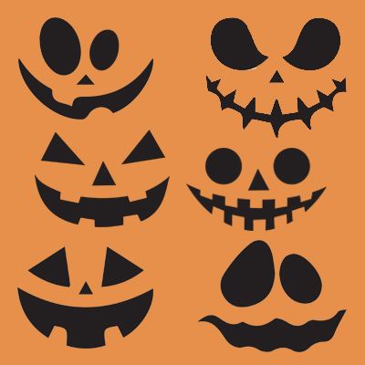 78 Pochoirs Halloween Réutilisables - Motifs Citrouille, Fantôme, Sorcière... Pour DIY
