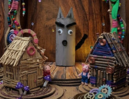 Craft loup rouleau de papier toilettes