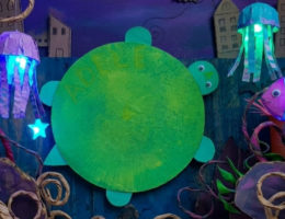 DIY tortue assiette en carton maternelle