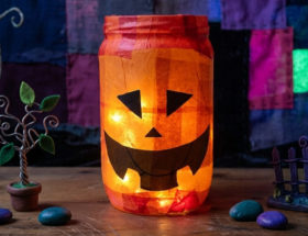 DIY Halloween lanterne citrouille