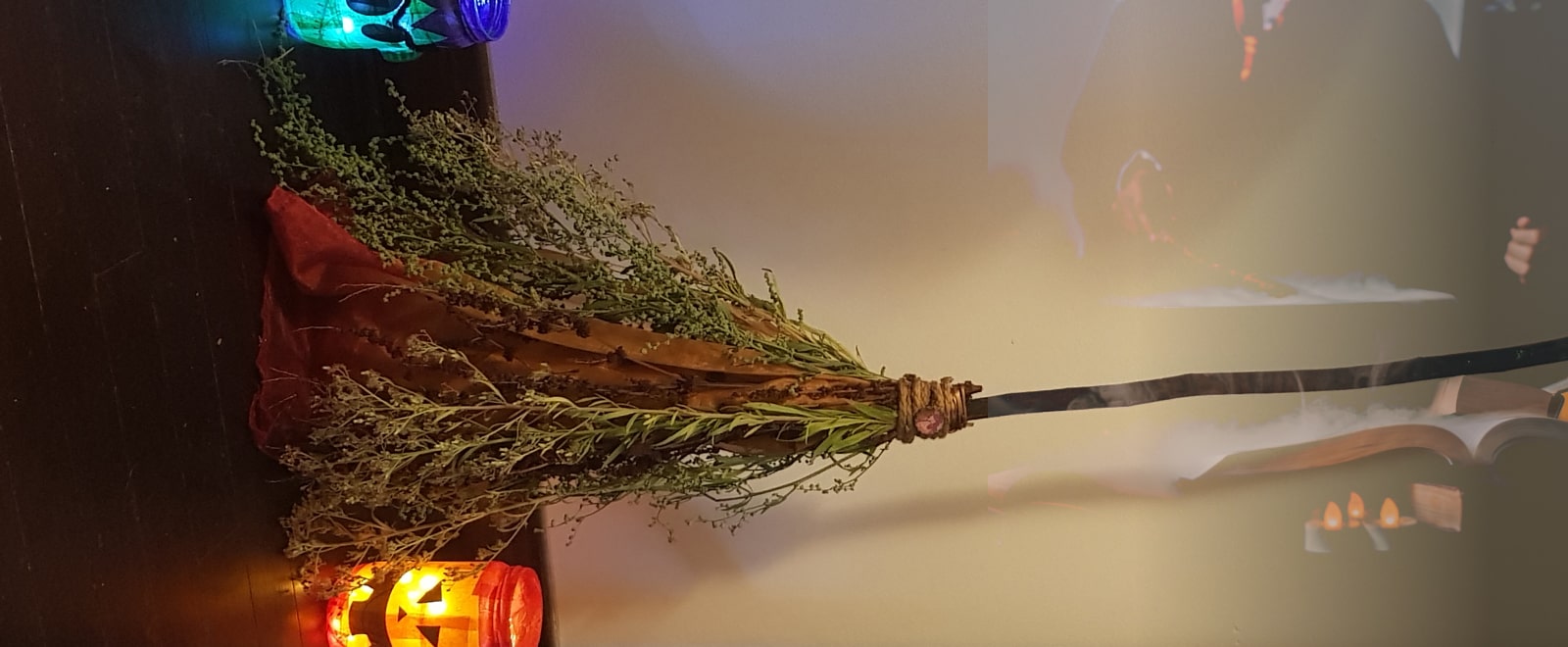 Balai De Sorcière 98cm Rose Fluo - Fabricant Déguisements Et Accessoires