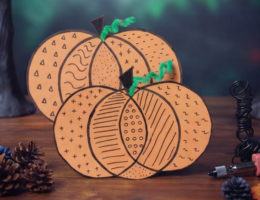 atelier graphisme sur citrouille halloween