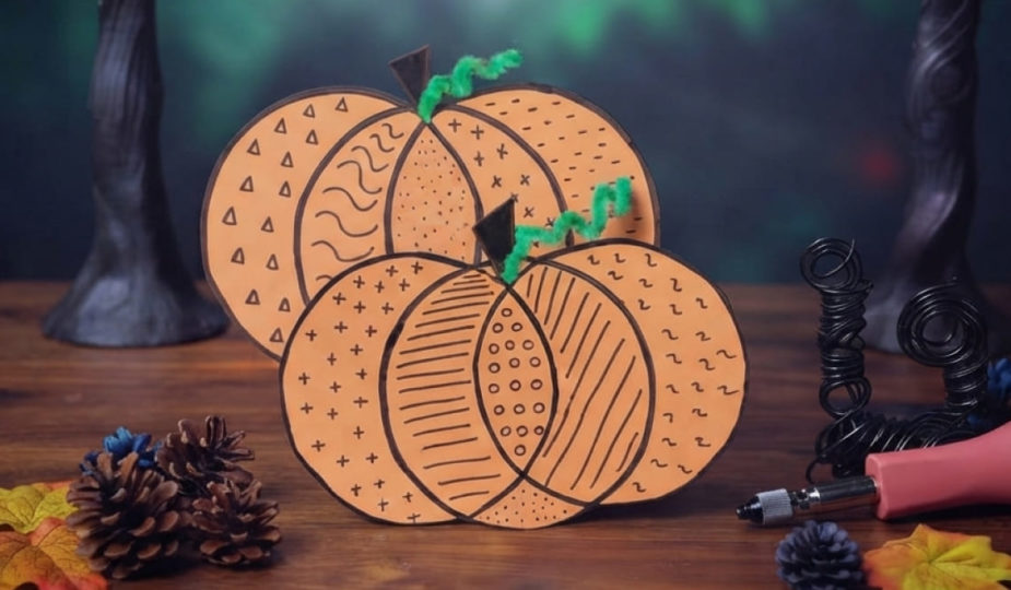 atelier graphisme sur citrouille halloween
