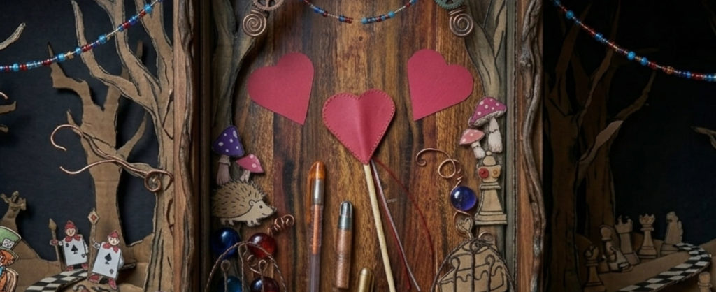 DIY baguette de la reine de coeur rouge