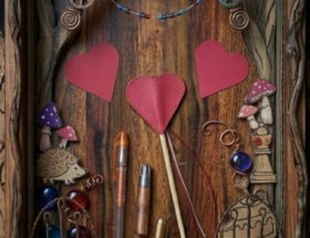 DIY baguette de la reine de coeur rouge
