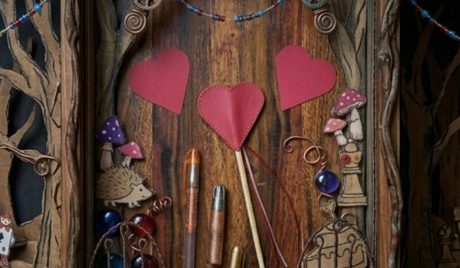 DIY baguette de la reine de coeur rouge