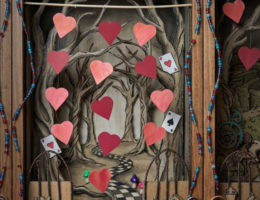 DIY mobile cœurs en papier