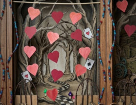 DIY mobile cœurs en papier