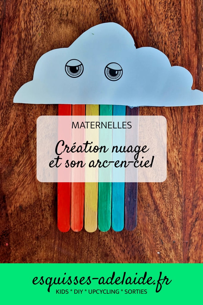 Création nuage et son arc-en-ciel pour les maternelles