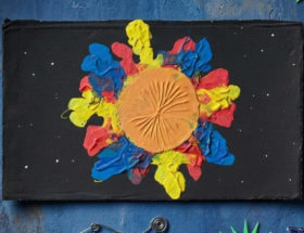 peinture soleil couleurs primaires