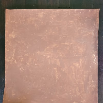 feuille cartonnée peinture marron