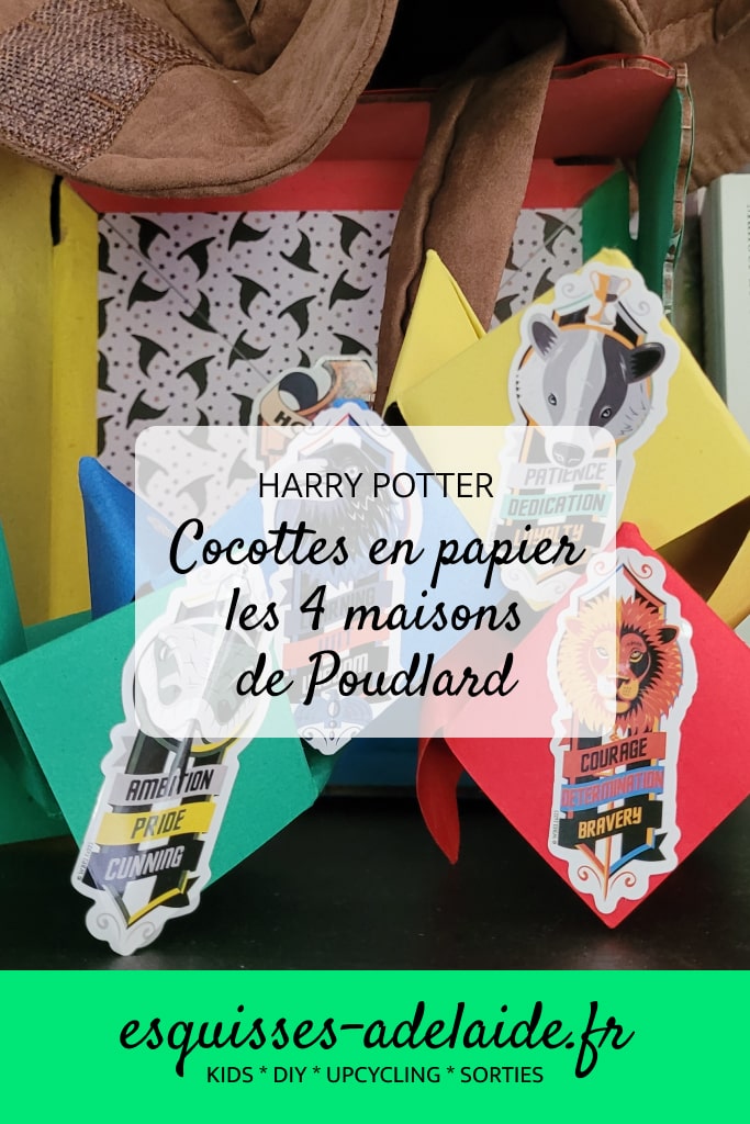 DIY cocotte en papier harry potter