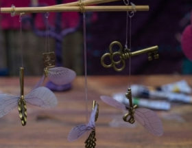 tuto mobile clés volantes harry potter