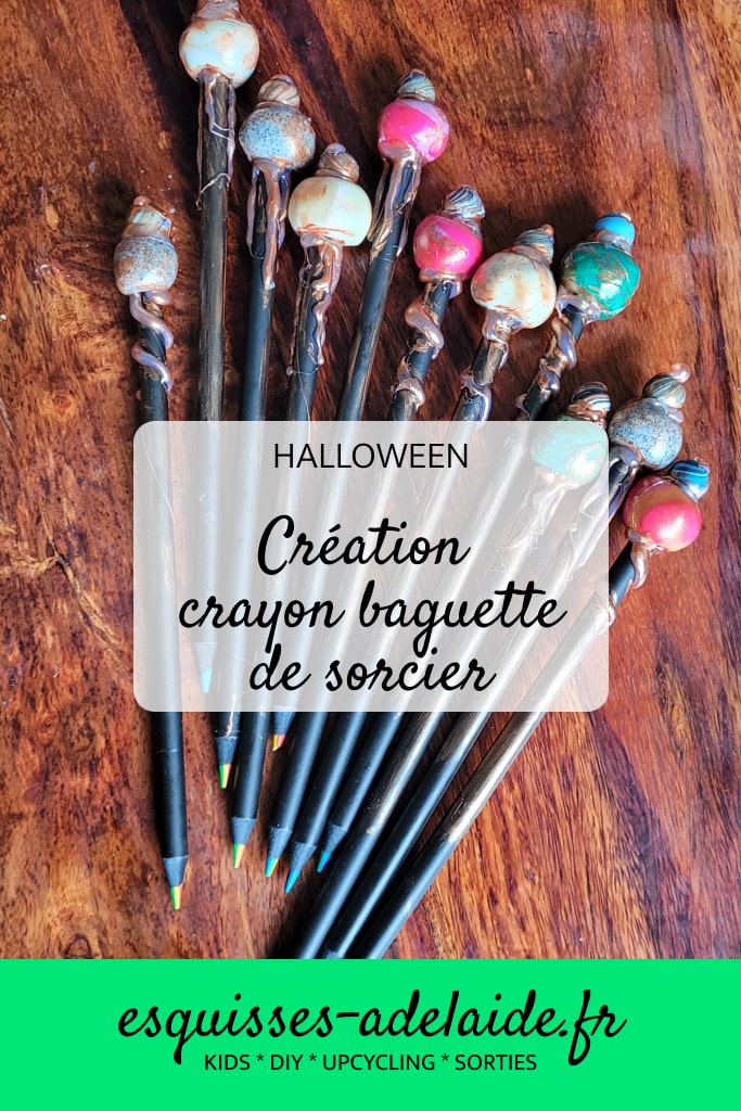 DIY crayon baguette de sorcier