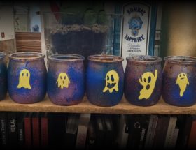 DIY pots fantômes anniversaire Halloween