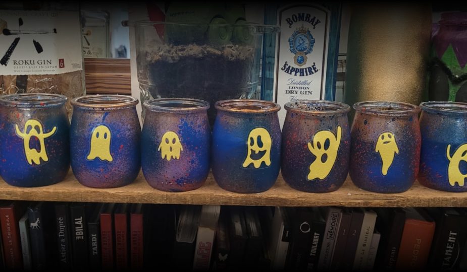 DIY pots fantômes anniversaire Halloween