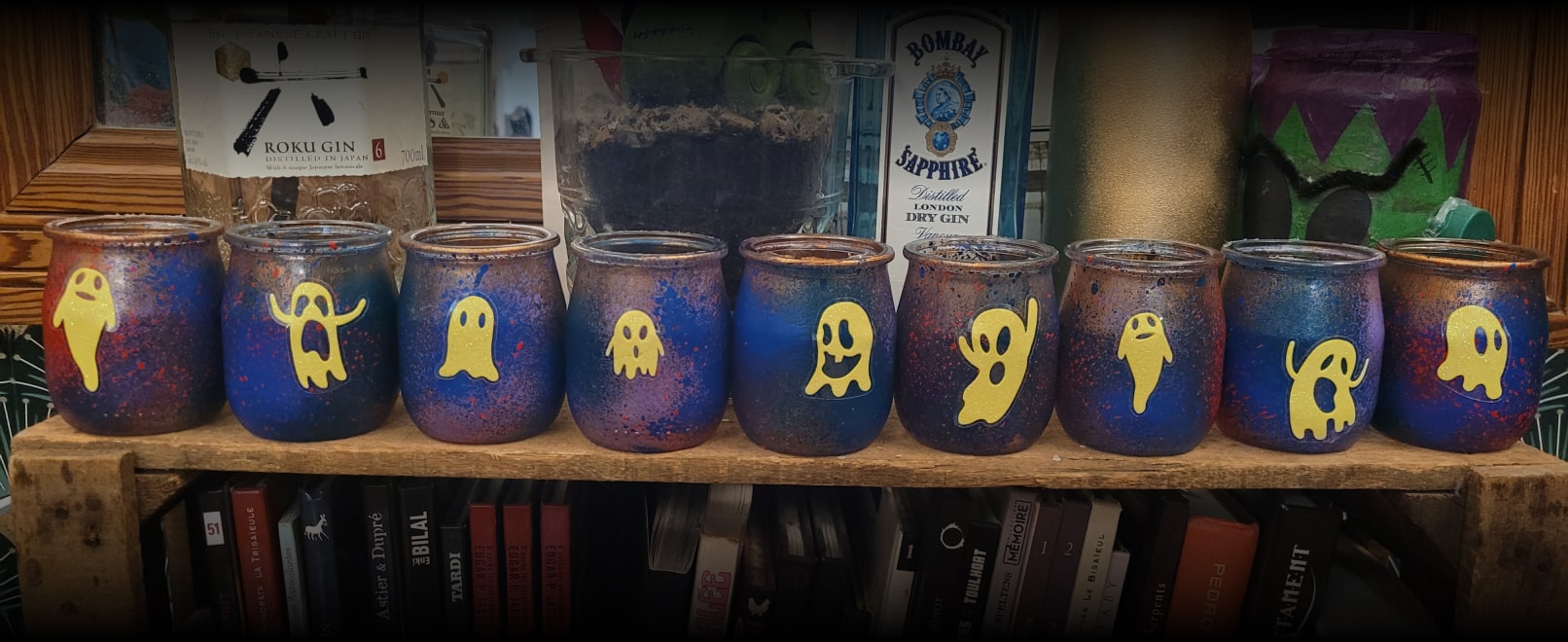 DIY pots fantômes anniversaire Halloween