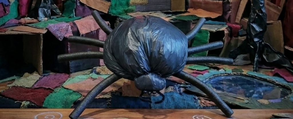 tuto araignée géante pour halloween