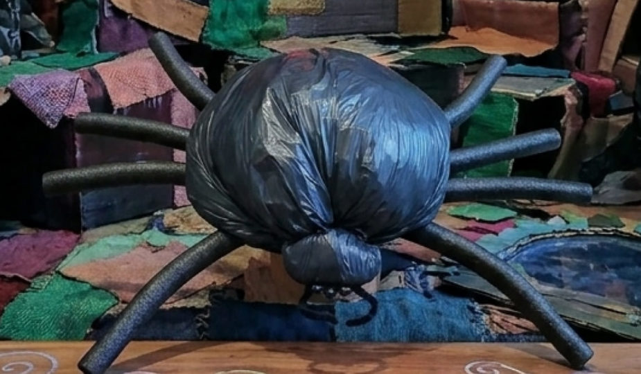 tuto araignée géante pour halloween