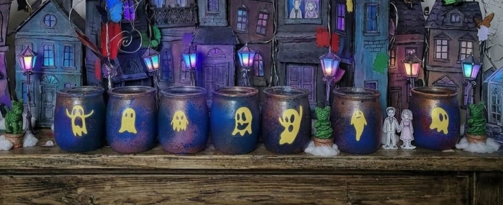DIY pots fantômes anniversaire Halloween