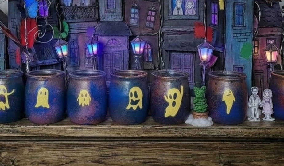 DIY pots fantômes anniversaire Halloween