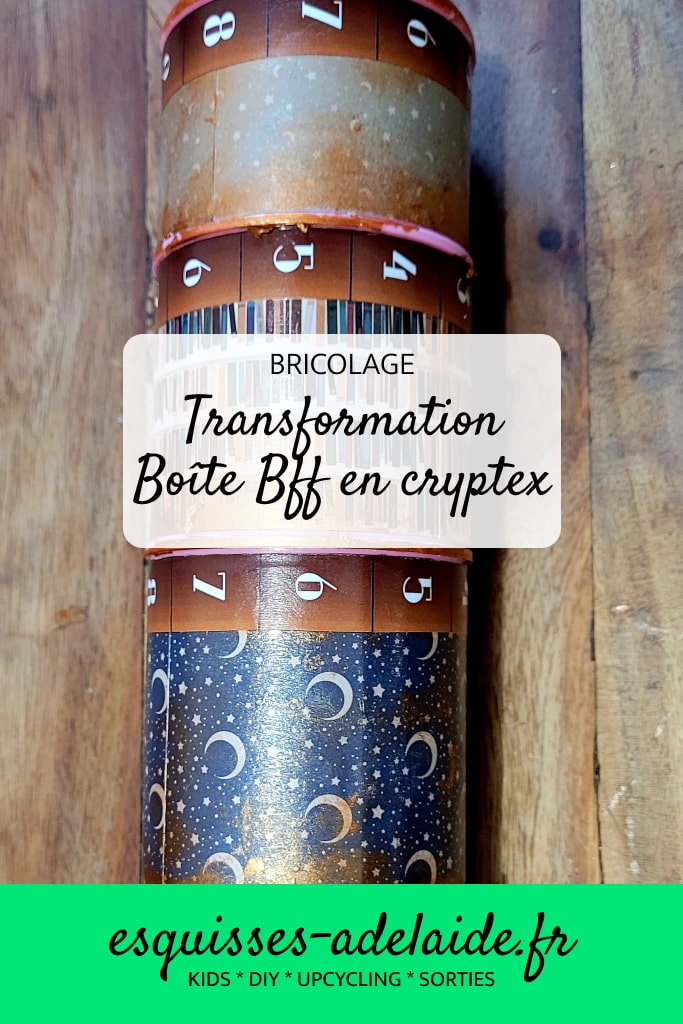 upcycling boite bff cryptex