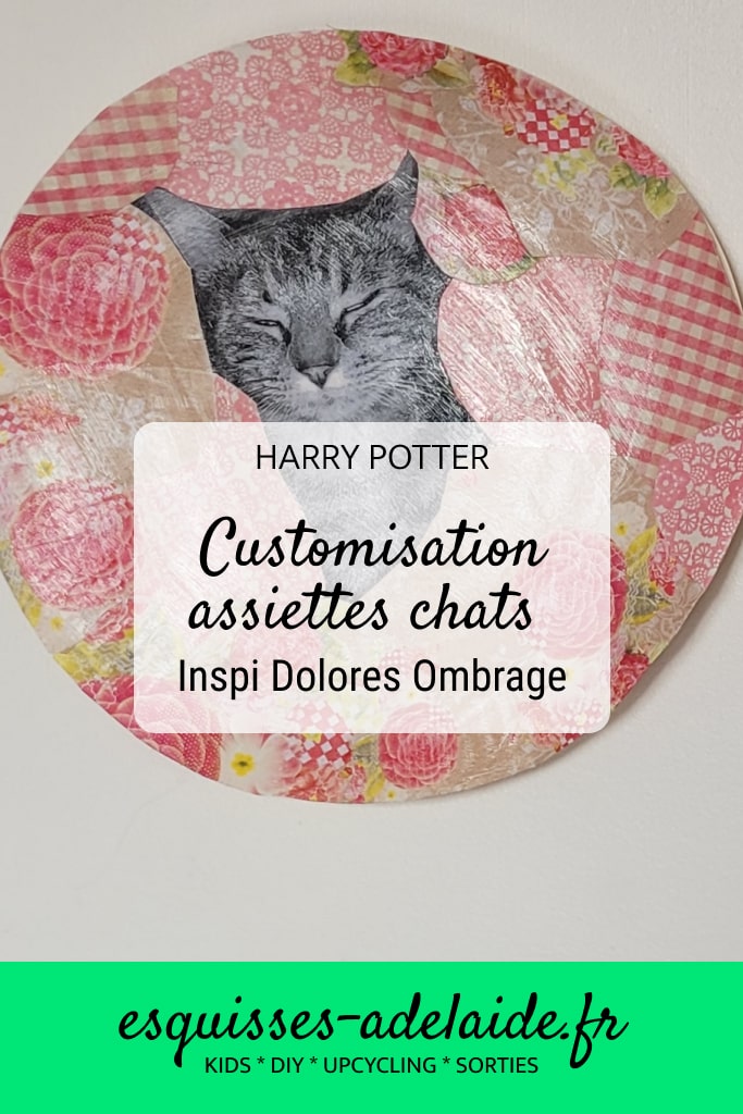 DIY Dolores Ombrage : les assiettes chats