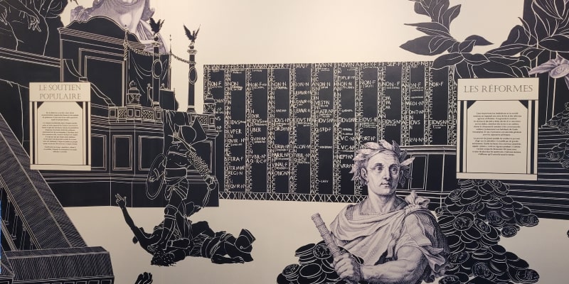 césar au musée Alesia
