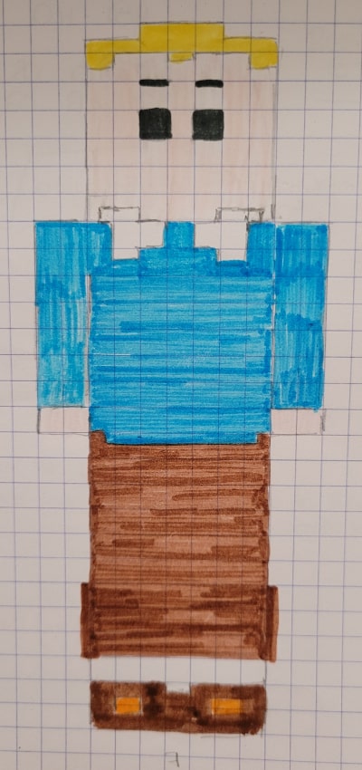 tintin pixel art