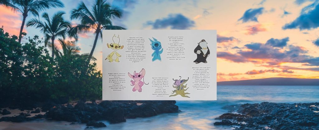 Anniversaire stitch hawaii