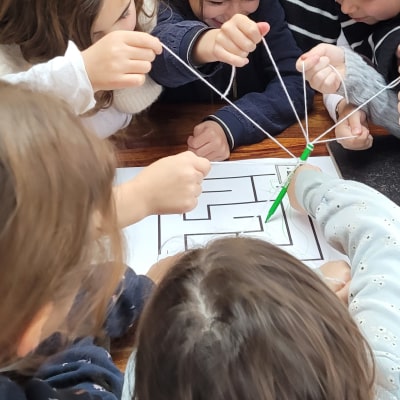 labyrinthe jeu anniversaire Stitch