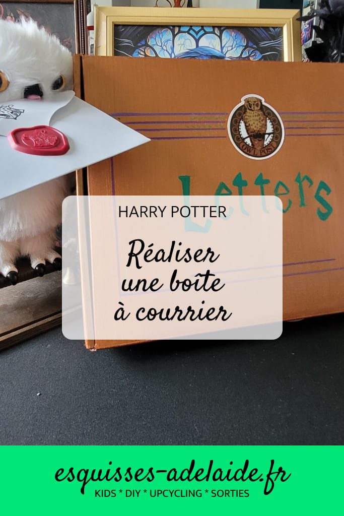 création boite courrier harry potter