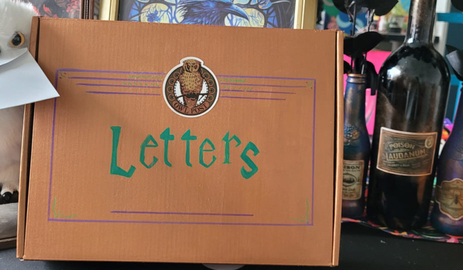 DIY boite courrier Harry Potter