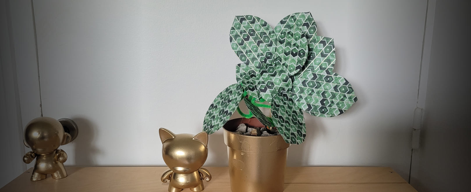 DIY enfant réaliser une plante verte