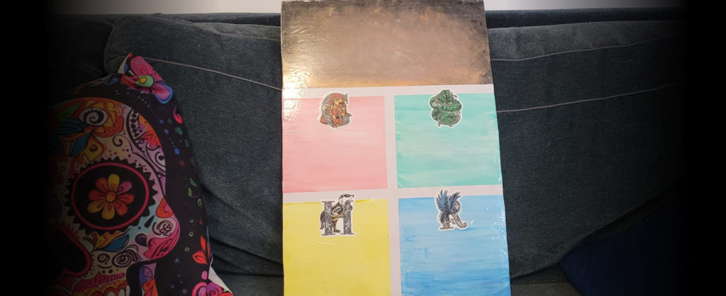 DIY panneau des scores 4 maisons Poudlard