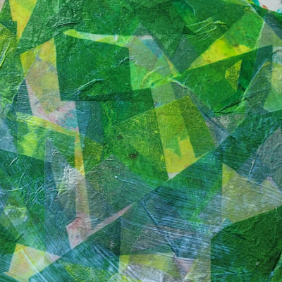 Feuille de soie à coller pour réaliser vitraux Serpentard