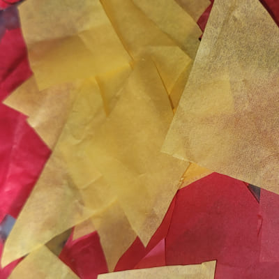 Feuille de soie découpe