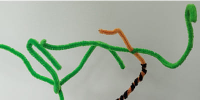 fil chenille pour plante