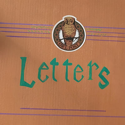 Ecriture Letters sur boite