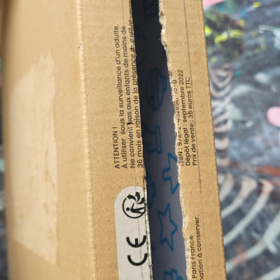 ouverture boite carton