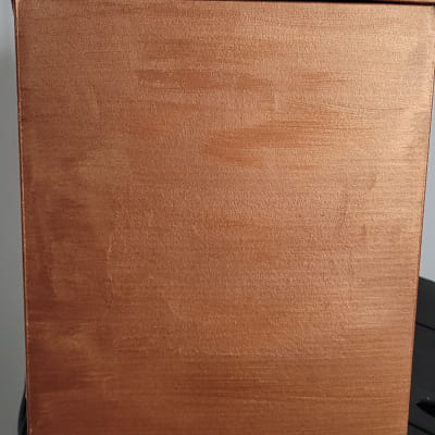 peinture métallique sur boite carton