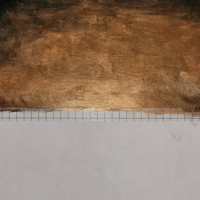 planche carton bande cuivre marron